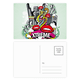 thumbnail image 1 of Graffiti street cultura colorida boca Stereo Set cumpleaños gracias tarjeta postal correo lado 20pcs, 1 of 3
