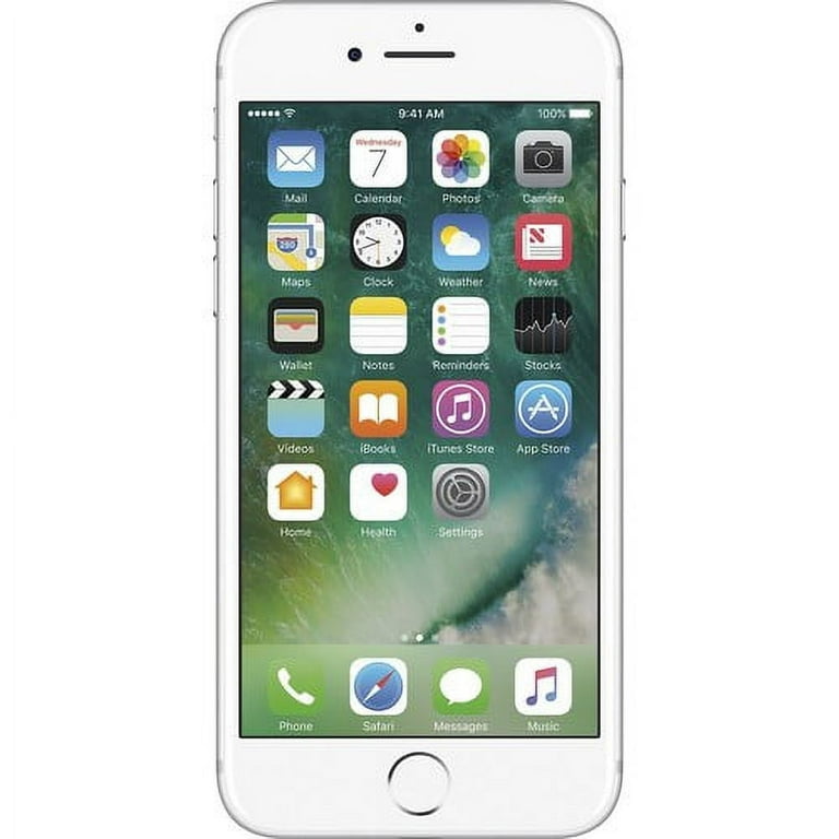 Restored Apple iPhone 7 32GB, Silver - Unlocked LTE Restored Apple iPhone 7 32GB, Silver - Unlocked LTE