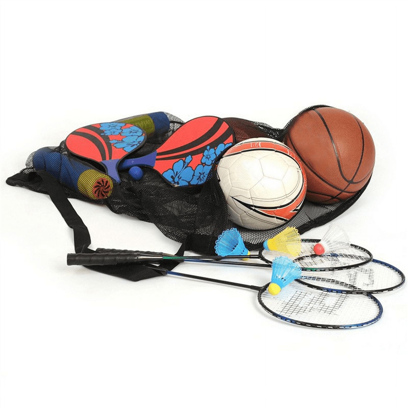 3X Large-Capacity Outdoor Sports Bag Football Basketball Bag Sports Storage Beam Net Backpack (30 x 40 Inch)