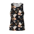 thumbnail image 4 of Haiem Lilies Flowers Men Workout Tank Top Gym Bodybuilding Sleeveless Muscle T Shirts Athletic Tank Breathable Workout Shirt-Small, 4 of 9