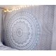 thumbnail image 4 of Tapiz de mandala gris plateado para dormitorio, tapiz estético, tapiz de pared independiente, decoración de habitación hippie, tapices bohemios, tapiz pequeño Trippy para colgar en la pared, 28.0 x 3 JAMW Sencillez, 4 of 5