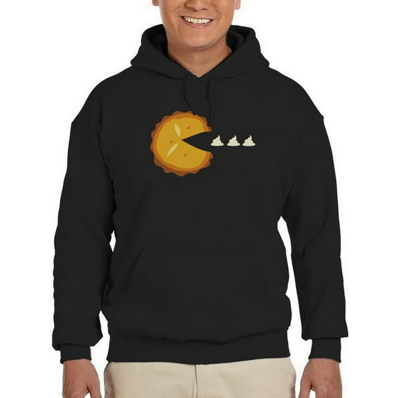 Pie Man Design Hoodie Men -GoatDeals Designs, Male Large