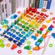 thumbnail image 1 of Educational Wooden Toys Children Busy Board Math Fishing Children's Wooden Preschool Montessori Toy Counting Geometry heqiyong LED, 1 of 2