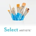 thumbnail image 4 of Princeton Select Artiste Brush Set No. 1, Synthetic Bristles, Short Handle Mixed Media Paintbrush, Jewel Blue, 3 Per Set, 3 Sets, 4 of 7