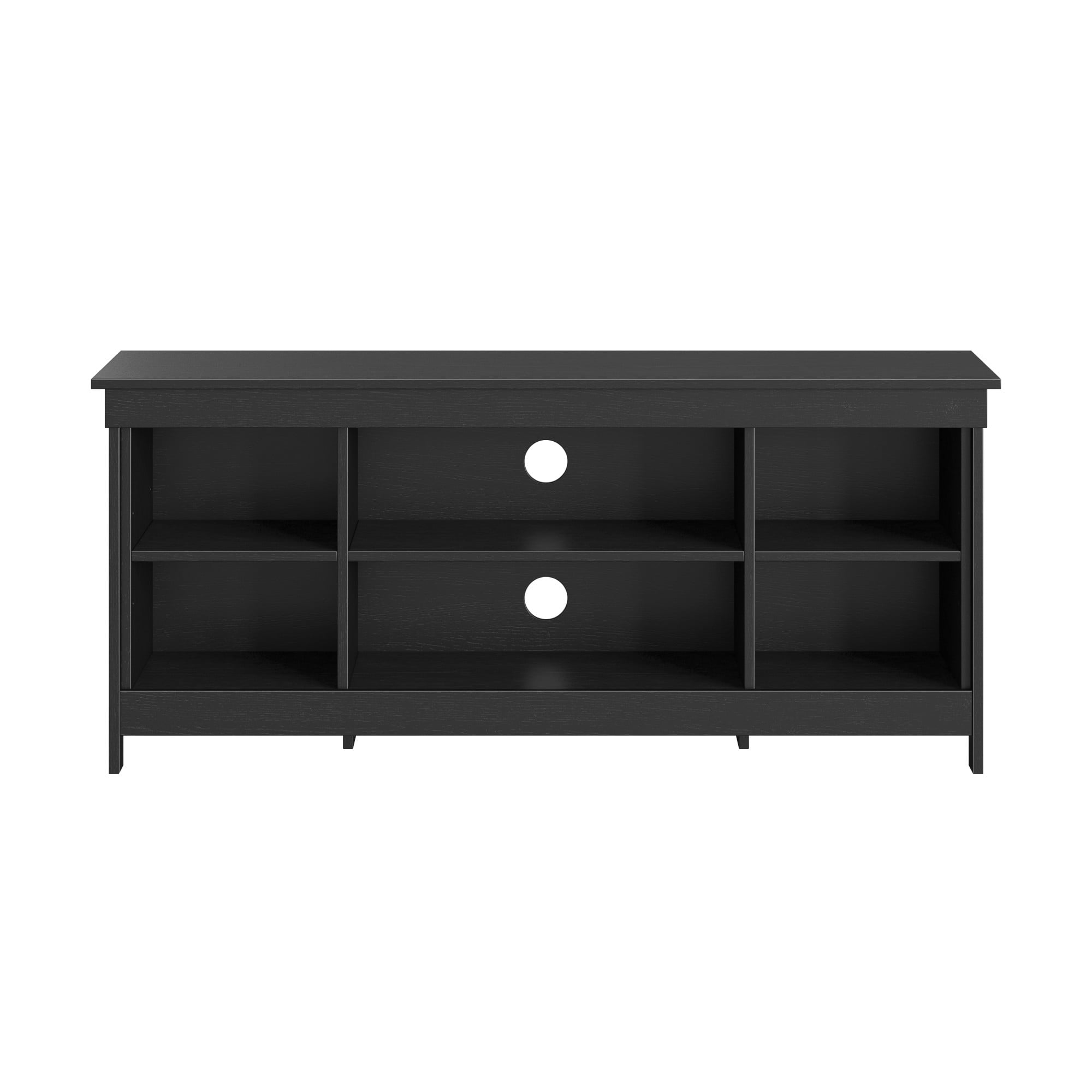 Mainstays Ardent No Tools Open Shelf TV Stand Console for TVs up to 50", Black