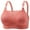 Orange bras, variant on pimelu Bras for Women Wireless Bras for Women Seamless Underwire Full Figure Bras Ladies Lace Patchwork Full Coverage Push up Plus Size Daily Bra Bralette