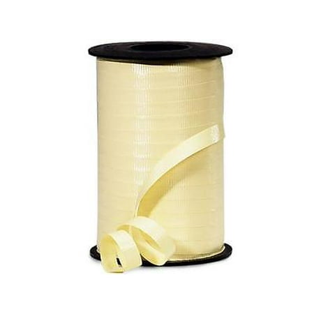 - 6 Unit Pastel Yellow Curling Ribbon 3/8