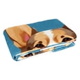 thumbnail image 2 of Dog Fluffy Microfiber Throw Blanket - Soft, Warm, and Printed - Lightweight Blanket for Sofa, Bed, Couch, Office, and Camping, 2 of 6