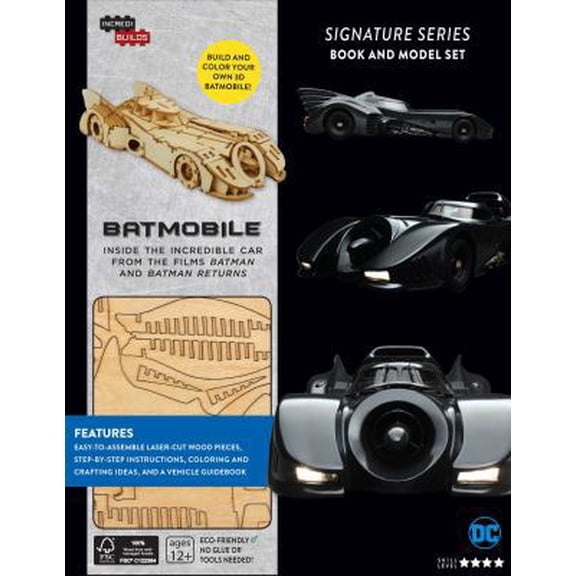 Pre-Owned IncrediBuilds: Batmobile Signature Series Book and Model Set (Hardcover) 1682980162 9781682980163