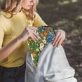 thumbnail image 5 of FORMRS 13"-13.3" Laptop Sleeve Protective Case Soft Carrying Quilted Computer Bag Cover, Orange Floral Garden, 5 of 7