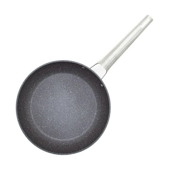 Starfrit The Rock WAVE 30cm (12") Fry Pan, Non-Stick PFOA-Free, Induction Ready, Scratch Resistant, Oven & Dishwasher Safe, Extra Thick Aluminum