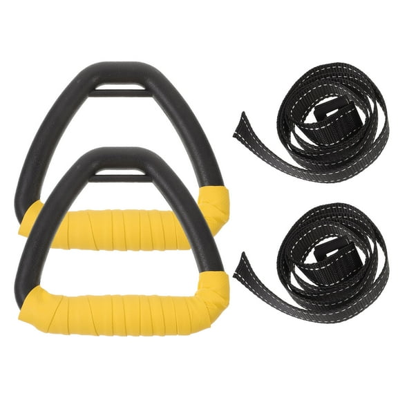 LOLIPPYY Gymnastic Set for Stretching and Strength Training, Black Steel Exercise Equipment