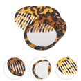 thumbnail image 1 of unbranded Cepillo Plegable Con Espejo Para Viaje Portátil Acetato Antiestático Estilo Leopardo, 1 of 6