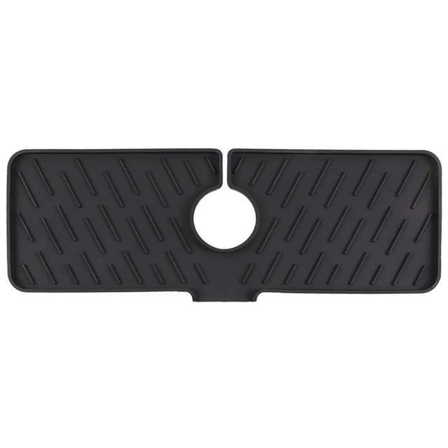 Alfombrilla de silicona para grifo, protector contra salpicaduras para fregadero de cocina, alfombrilla de drenaje, almohadilla de secado