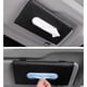 thumbnail image 2 of Soporte para pañuelos para automóvil, soporte para máscara de tela para automóvil, con una bolsa sin pañuelos, estuches de papel de seda para visera solar de automóvil de cuero PU negro universal, cli, 2 of 5