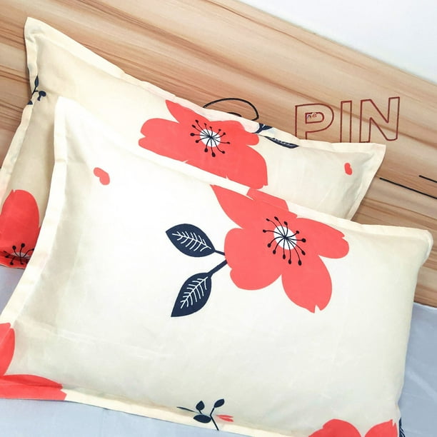 Funda de almohada, funda de almohada, funda de almohada de algodón, funda de almohada diseñada meticulosamente