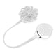 thumbnail image 3 of Cortina Magnética Brillante Rhinestone Cortina Tieback Tie Backs Hebilla Clips Retenciones Cuerda Cuerda, 33cm Plata Soledad Clip de cortina magnético, 3 of 9
