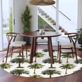 thumbnail image 3 of Round Rug 6Ft Washable Non-Slip, Tropical Trees Circle Area Rugs for Living Room Bedroom, Summer Palm Trees Botanical Vintage Green Indoor Floor Mats Carpet Runner for Home Decor Aesthetic, 3 of 8