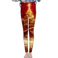 thumbnail image 2 of Endives Women's Thermal Leggings Velvet Warm Christmas Retro Printed Home Leggings Fleece Lined Leggings, 2 of 6