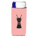 thumbnail image 1 of Aisladores de Bebidas Caroline's Treasures Checkerboard Pink Doberman Ultra BB1245MUK, 1 of 1