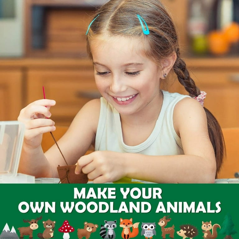 Woodland Animal Sewing Kits (Pack of 3) Christmas Crafts