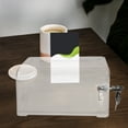 thumbnail image 2 of Clear Suggestion Box Ballot Box Donation Box with Lock for Fundraising Voting Ballot, 2 of 8