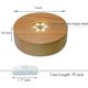 thumbnail image 5 of Wooden LED Light Base, Round LED Light Display Base Plate USB Powered Desktop Display Base Stand Ornament for Crystal Ball Jewelry Glass Resin Art Acr, 5 of 5