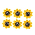 thumbnail image 4 of NICEXMAS Set of 10 Cute Sunflower Fridge Magnets, Realistic Design, Black Kitchen Decor, Home Organization Accessories, 4 of 8