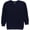 Navy, variant on Milltex 8 oz Midweight Crewneck Fleece Sweatshirt Unisex CVC Blend, Soft Cotton Polyester Pullover, Decorator Ready Blank for Printing, Casual Long Sleeve Sweatshirt for Men and Women-Charcoal Htr
