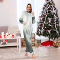 thumbnail image 7 of FORMRS Onesies Pajama for Adults Unisex Hoodie Winter Jumpsuit One Piece Sleepwear, Sizes S-2XL, Foggy Forest, 7 of 7