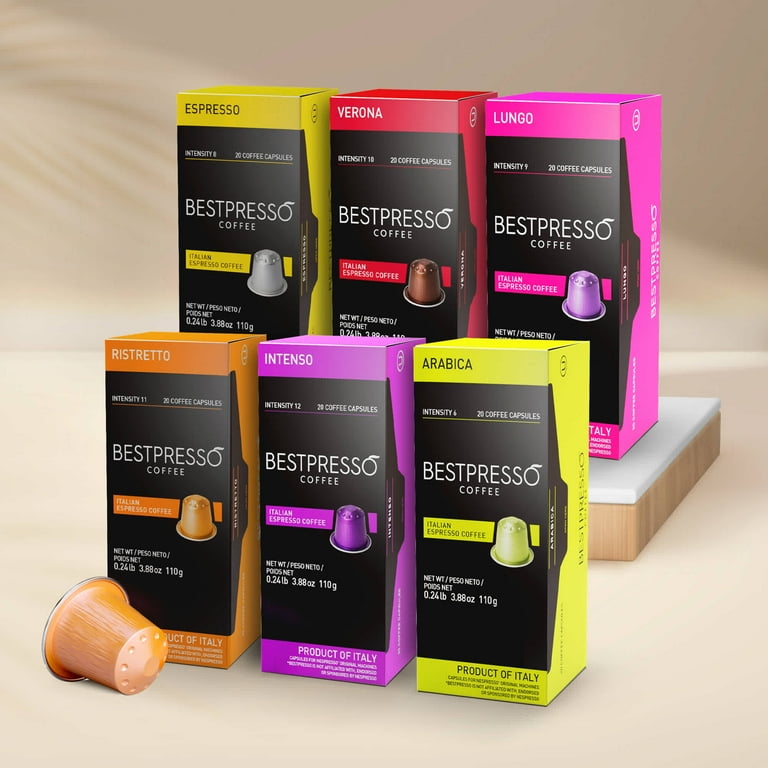 Bestpresso Coffee for OriginalLine Machine 120 pods Certified