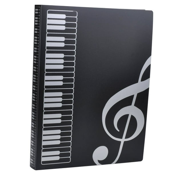 2021 nouveauté 80 feuilles A4 dossiers de livre de musique Piano bande de  partition chorale dossier de type insertion fournitures de musique produit  de stockage de fichiers étanche 