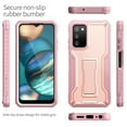 thumbnail image 6 of ExoGuard For Samsung Galaxy A03S 5G Case, Phone Case with Screen Protector and Kickstand (Pink), 6 of 8