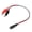 female head, variant on 26cm DC5.5x2.1mm Male Female Power Lines to Alligators Clip Wire for Power Supply and Electrical Testing