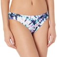 thumbnail image 2 of Jessica Simpson Women's Tie Dyed Hipster Bikini Bottoms Swimsuit White Size X-Large, 2 of 7