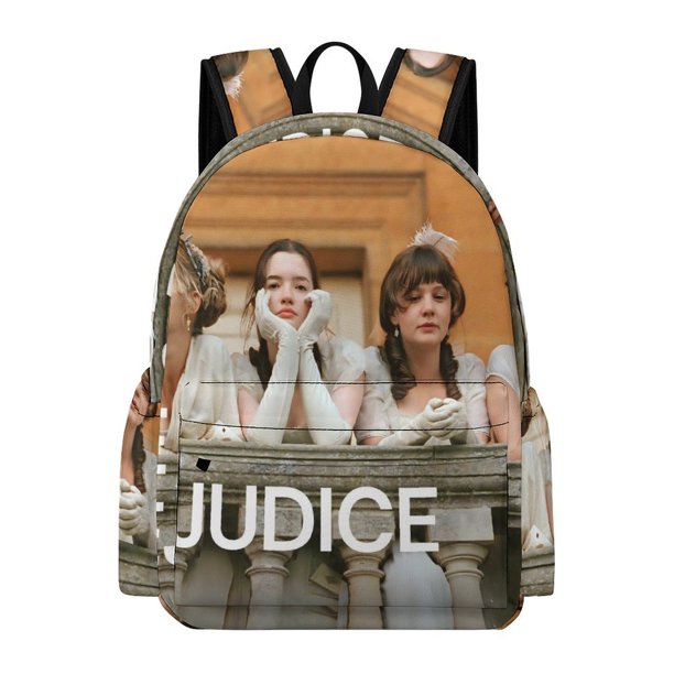 Orgullo y Prejuicio-theme Backpack, Campus style schoolbag Bookbag with Adjustable Shoulder Straps And Large Zip Compartment, Unisex Travel Bags.42x30x15cm