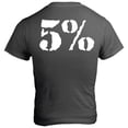 thumbnail image 2 of Rolls Rich, Gray T-Shirt with White Lettering, 2 of 5
