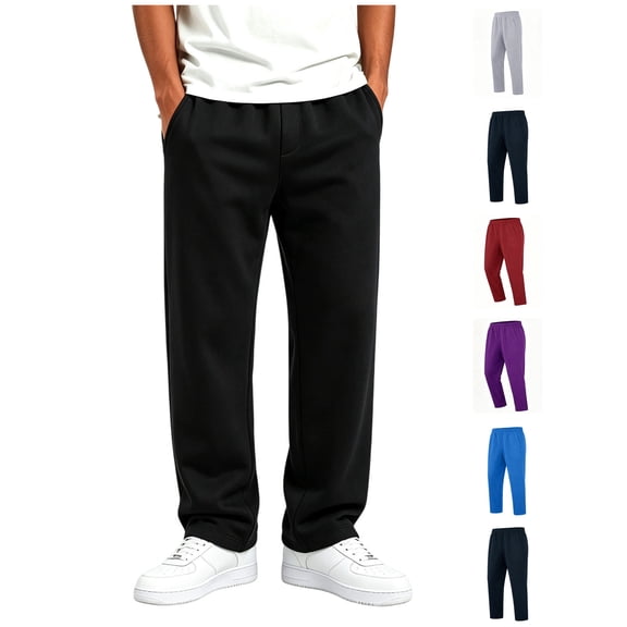 Sakuulaan Boys Sweatpants Size 5-6 Open Bottom Straight Leg Joggers Elastic Waist Pants