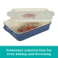 thumbnail image 4 of The Pioneer Woman Keepsake Floral 9" x 13" Ceramic Baking Dish with Platter Lid, 4 of 9