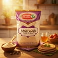 thumbnail image 4 of Global Choice Farine de Ragi (Mil à Doigts), 2 Lb - Ragi Atta à Grains Entiers pour Roti, Mélange de Dosa, Bouillie et Plus, 4 of 5