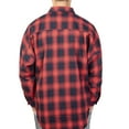 thumbnail image 2 of SAYFUT Plaid Button Up Shirt, Men Flannel Shirt Button Down Long Sleeve Shirts Big and Tall L-4XL Plaid Shirt, 2 of 8