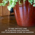 thumbnail image 2 of GARDENGOODZ 807-404R Vogue Planter, Burnished Rust, 2 of 7