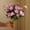 purple, variant on 3pcs Spring Artificial Flower Bouquet, 13inch Tall Faux Daisy Sunflower Lavender Eucalyptus Stems, Handcrafted Plastic Floral Arrangement for Home Decor, Tabletop, Wedding