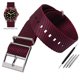 thumbnail image 3 of Correa para reloj Tudor Seiko de tela, correa de una sola pieza, ajustable, de una sola pasada, pulsera deportiva de 20 mm y 22 mm, 3 of 5