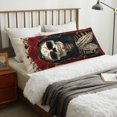 thumbnail image 5 of KLL Ultra Soft Microfiber Body Pillow Cover/Pillowcases 20"x54" with Hidden Zipper Closure-Gothic Skull With Roses, 5 of 5