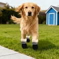 thumbnail image 4 of Bottes pour Animaux de Compagnie Durables Toutes Saisons avec - Semelles et Bandes Réfléchissantes pour Marche en Plein Air Randonnée Course sur Divers Terrains, 4 of 6