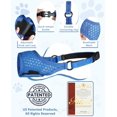 thumbnail image 2 of GFDYREE Dog Muzzle, Soft Dog Muzzles for Small Medium Large Dogs, Breathable Muzzle to Prevent Biting, Chewing, and Barking with Ring and Adjustable Strap, Perfect for Vet Visit, Training(Bl, 2 of 7