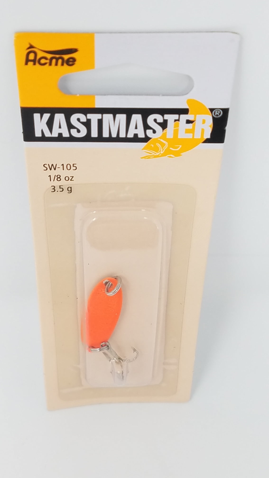 Acme Kastmaster Fishing Spoon Solid Brass 1/8 oz Gold SW105/G