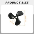 thumbnail image 2 of RC Boat Propeller, 3 Blades CW 4mm Hole Dia 40mm OD, 2 of 7