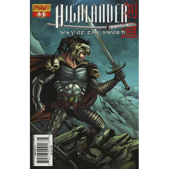 Highlander: Way of the Sword #3A VF ; Dynamite Comic Book